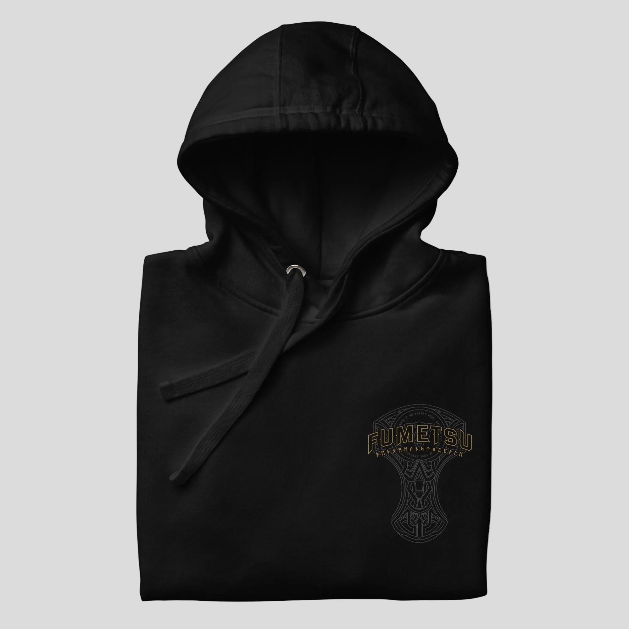Mjolnir Hoodie Black Folded