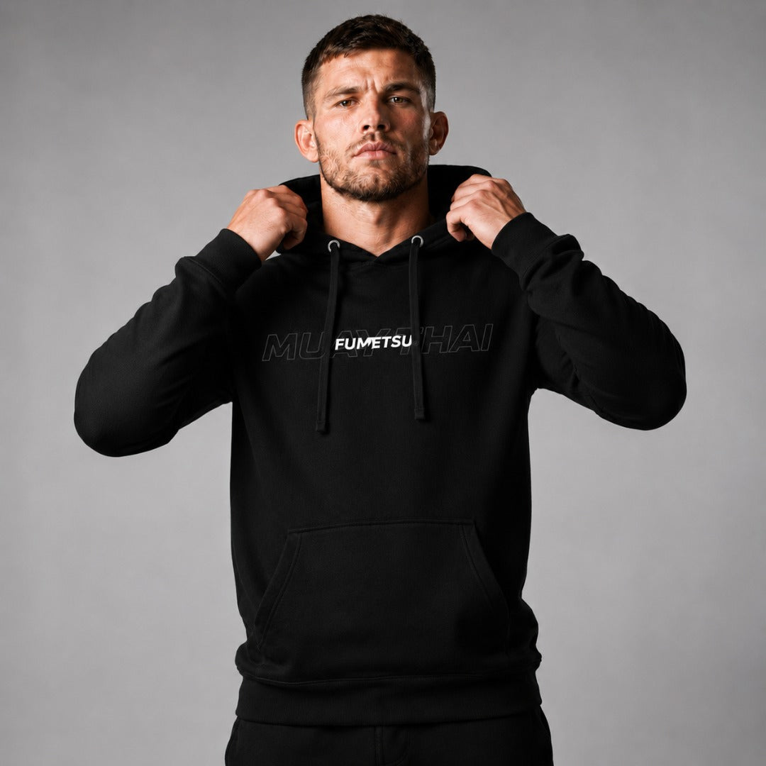 Muay Thai Discipline Hoodie Black
