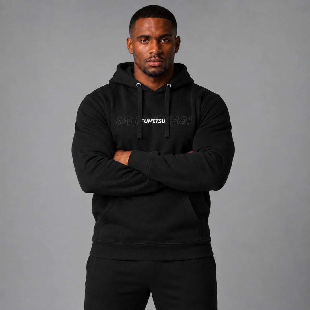 Muay Thai Discipline Hoodie Black Lifestyle 2