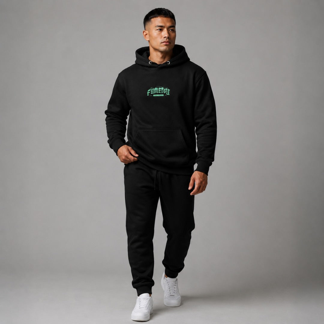 Oni Demon Hoodie Black/Blue