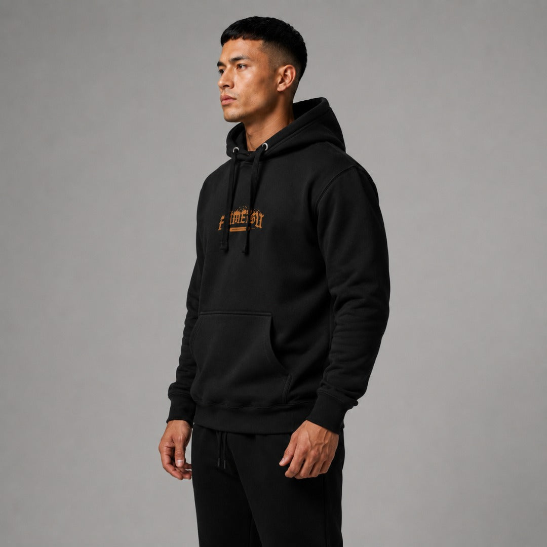 Oni Demon Hoodie Black