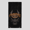 Oni Demon Large Towel Black
