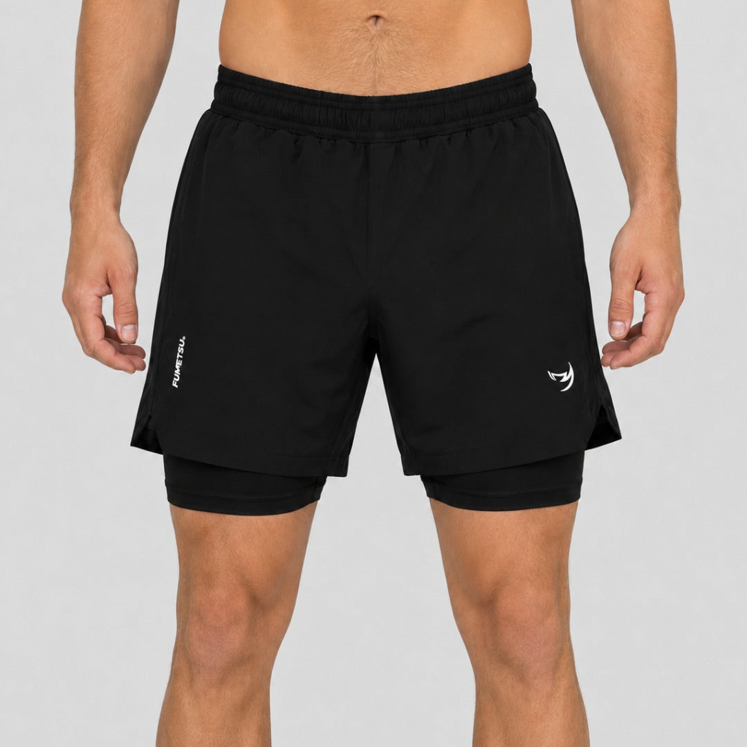 Origins Dual Layer Shorts Black