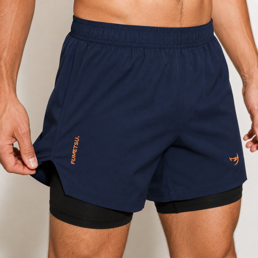 Origins Dual Layer Shorts Navy