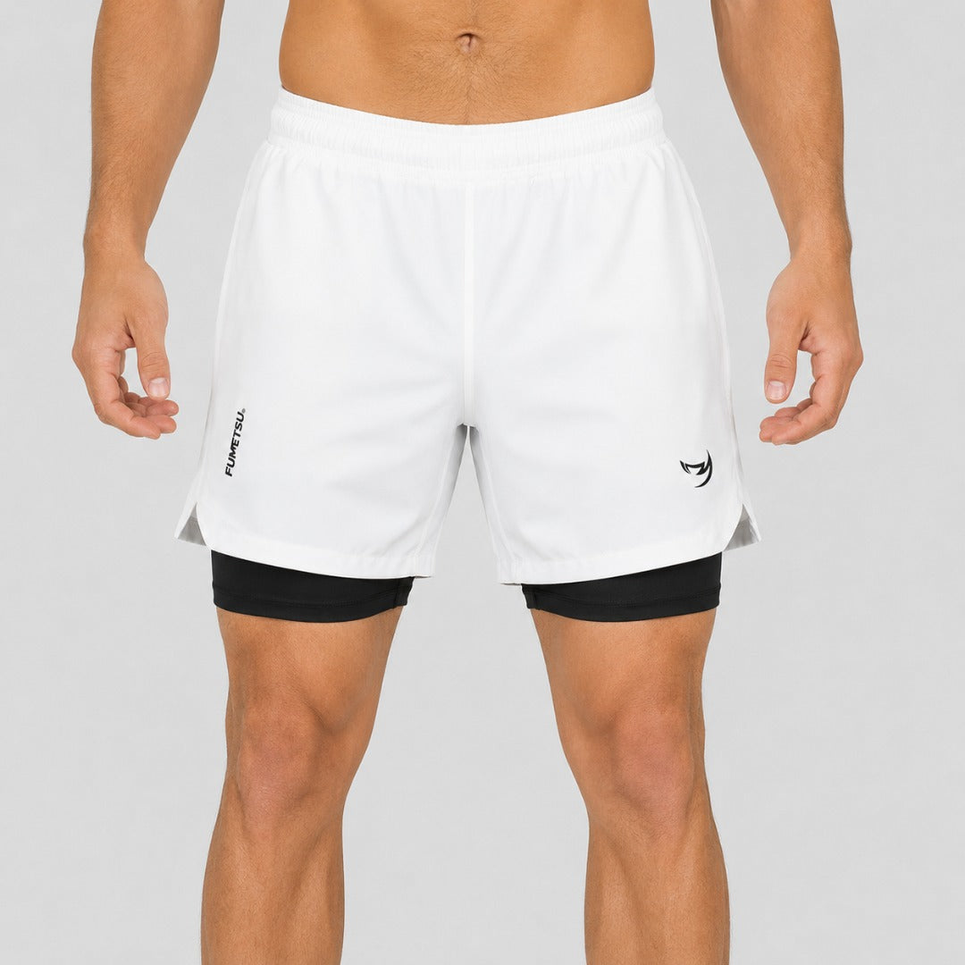 Origins Dual Layer Shorts White