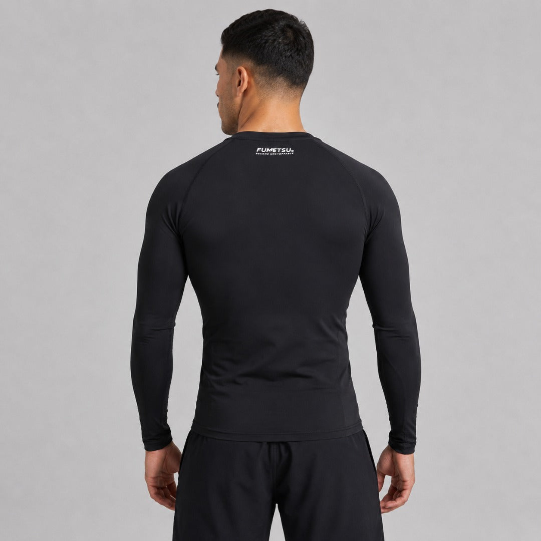 Origins Long Sleeve Rash Guard Black
