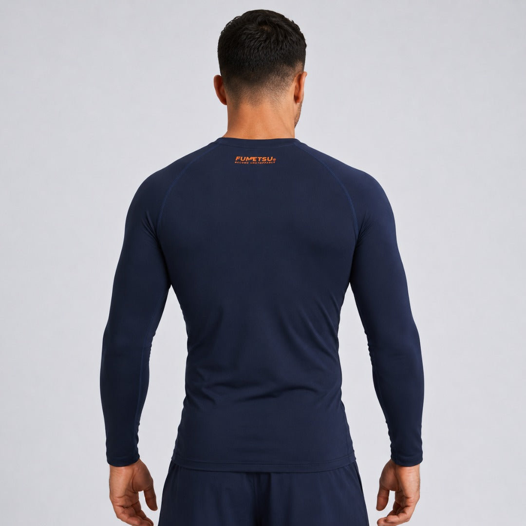 Origins Long Sleeve Rash Guard Navy