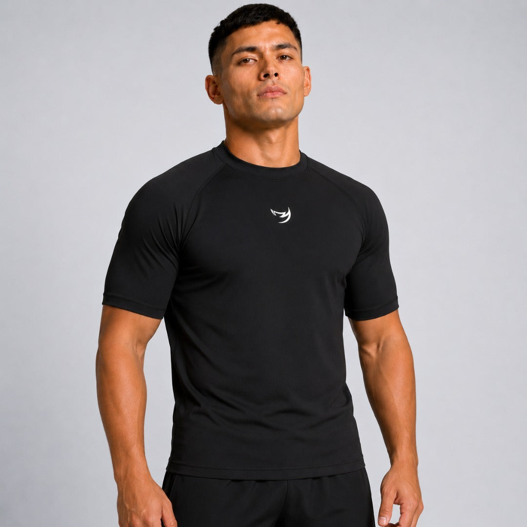 Rashguard à manches courtes Black Origins