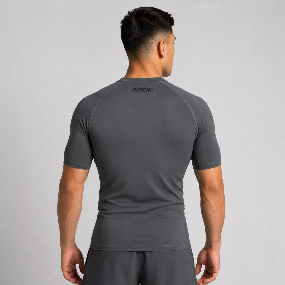 Origins Short Sleeve Rash Guard Grey