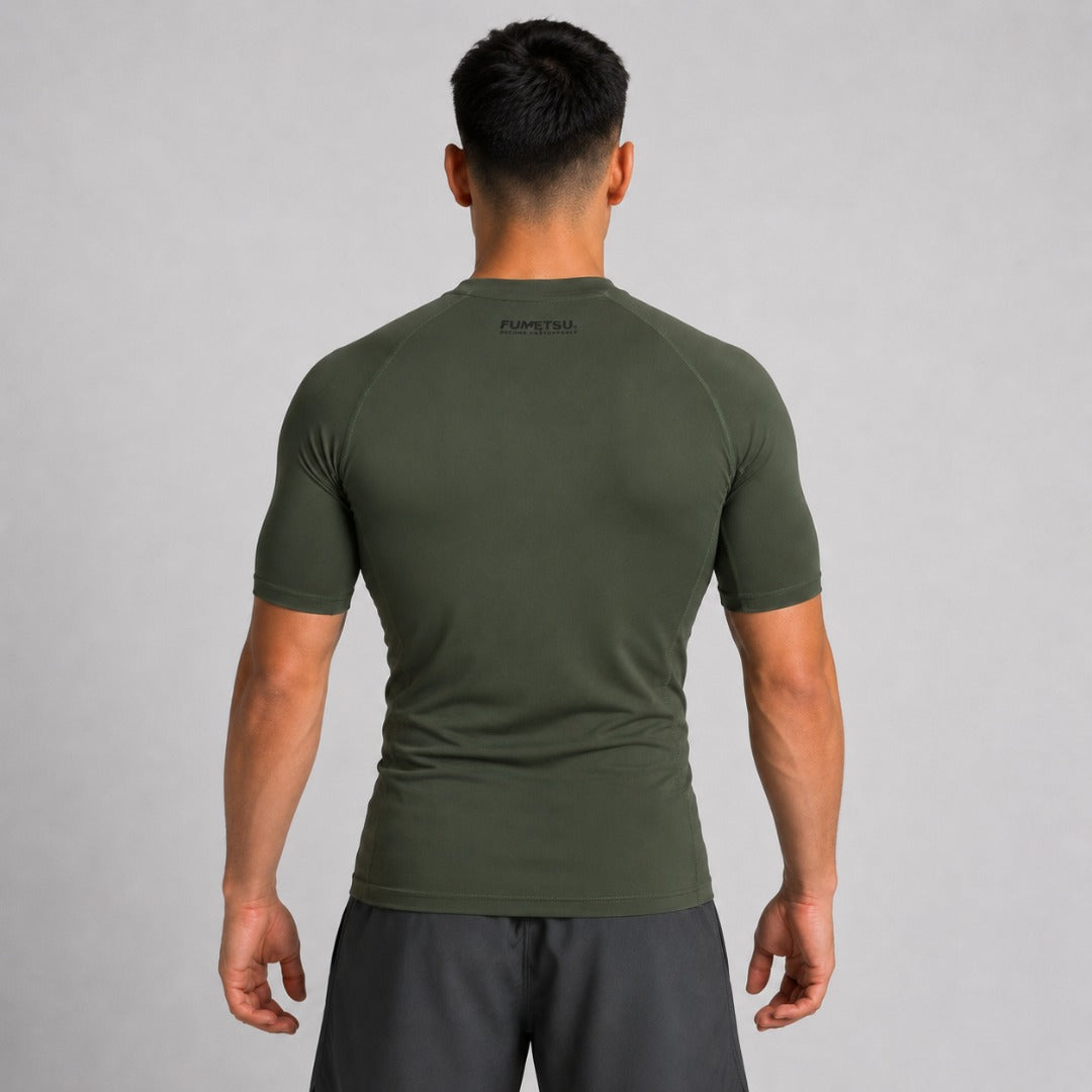Rashguard à manches courtes Khaki Origins