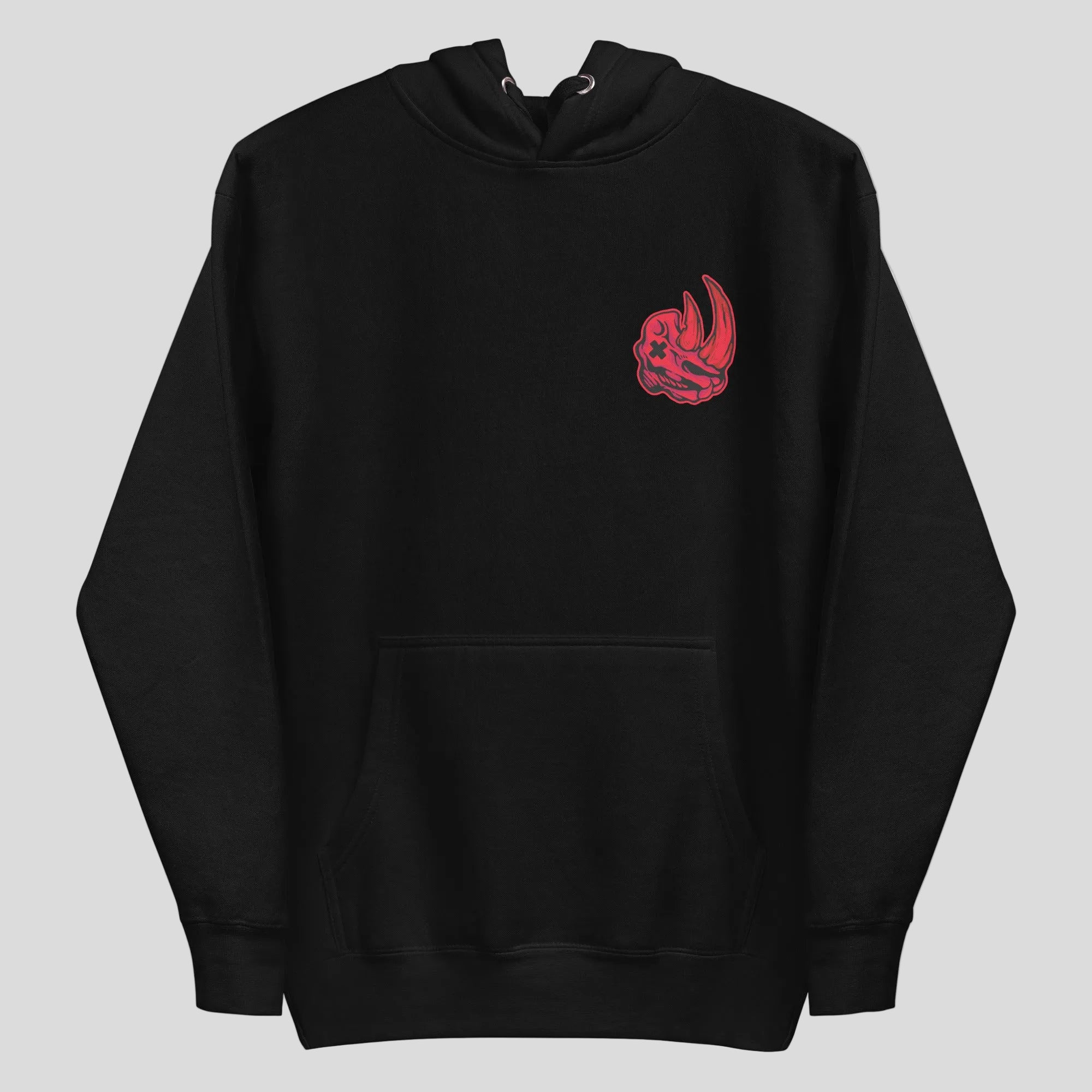 Rhino Hoodie Black/Red