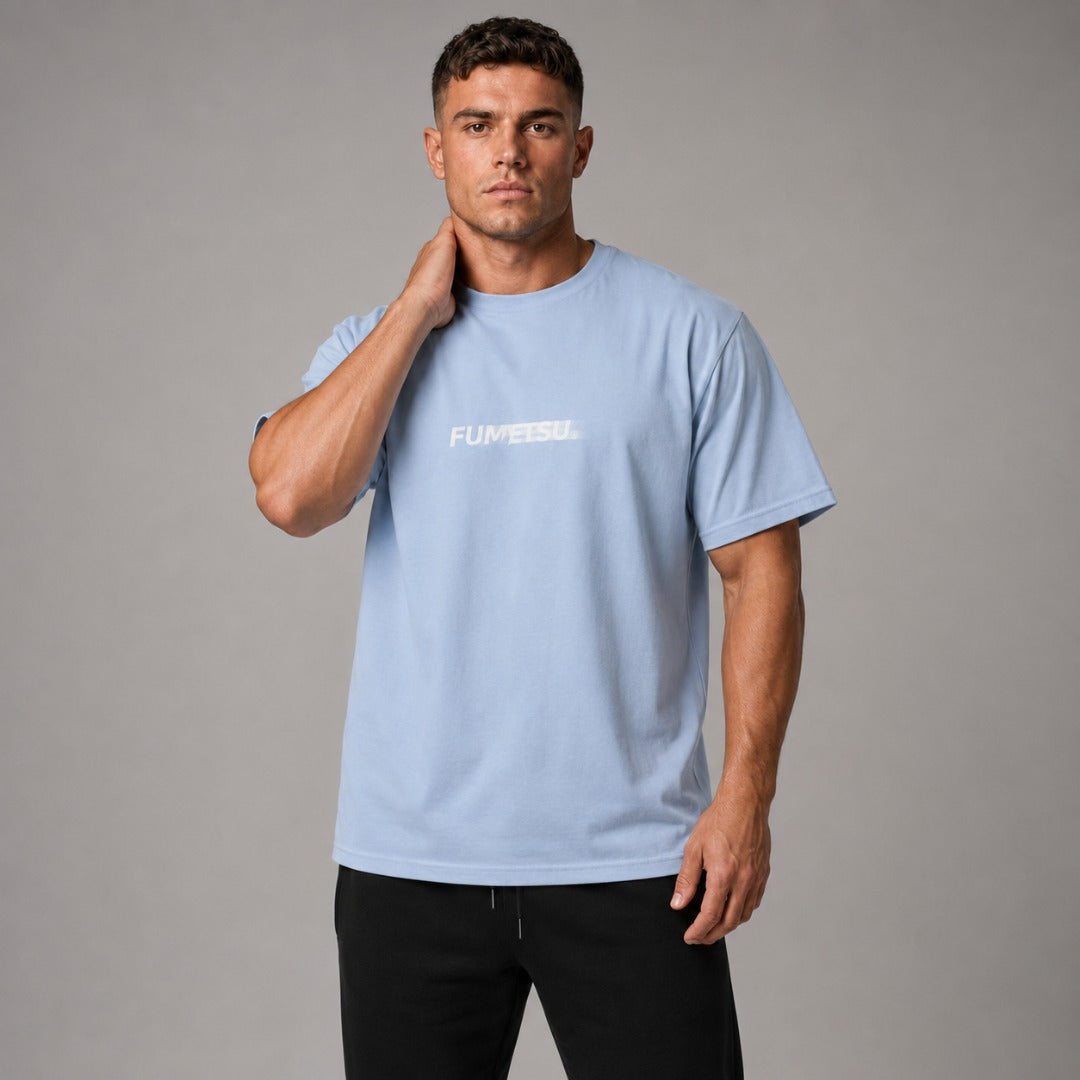 Signature Blur T-Shirt Light Blue