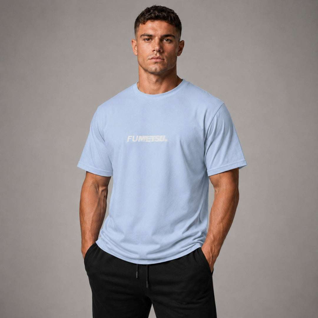 Signature Blur T-Shirt Light Blue