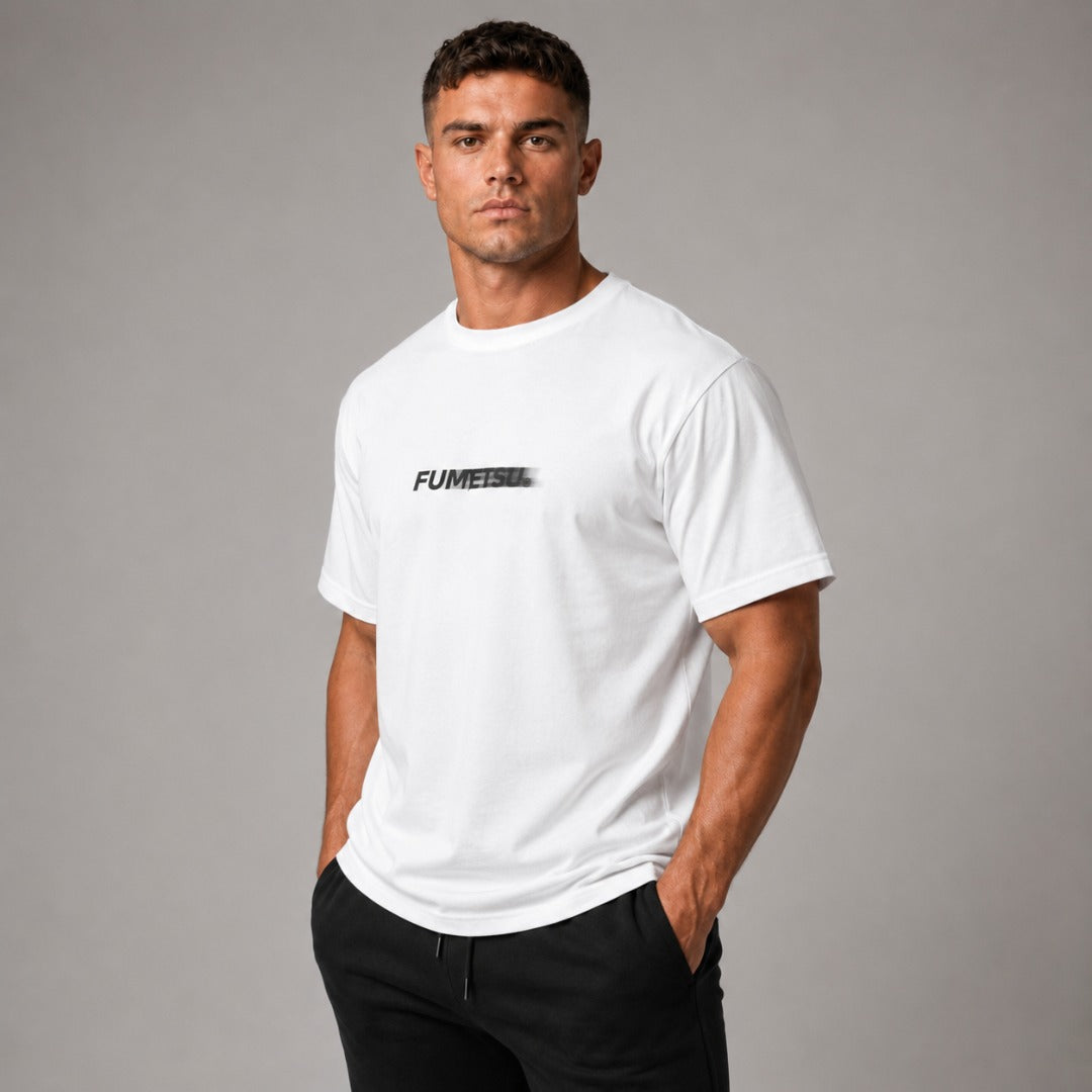 Signature Blur T-Shirt White