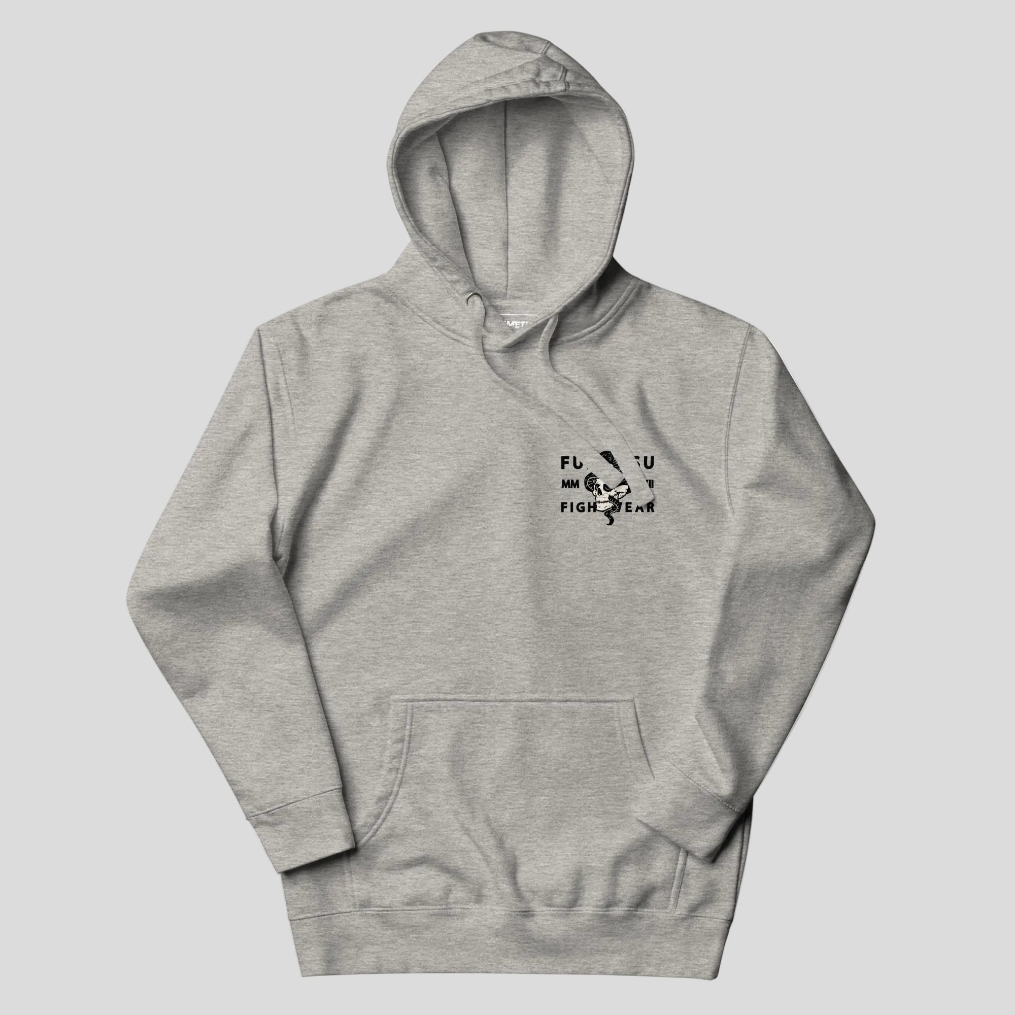 Snake Eyes Hoodie Grey Flat
