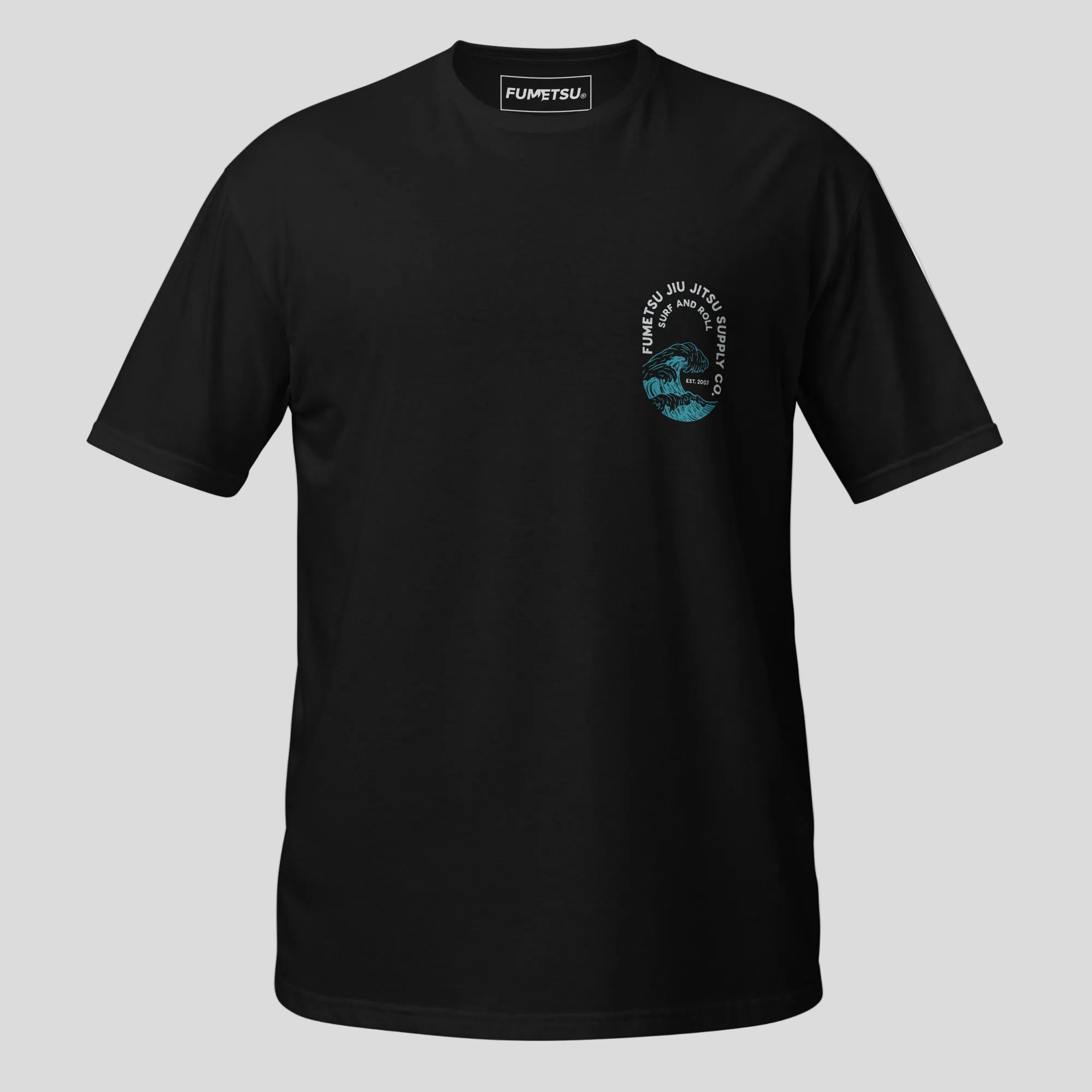 Surf and Roll T-Shirt Black