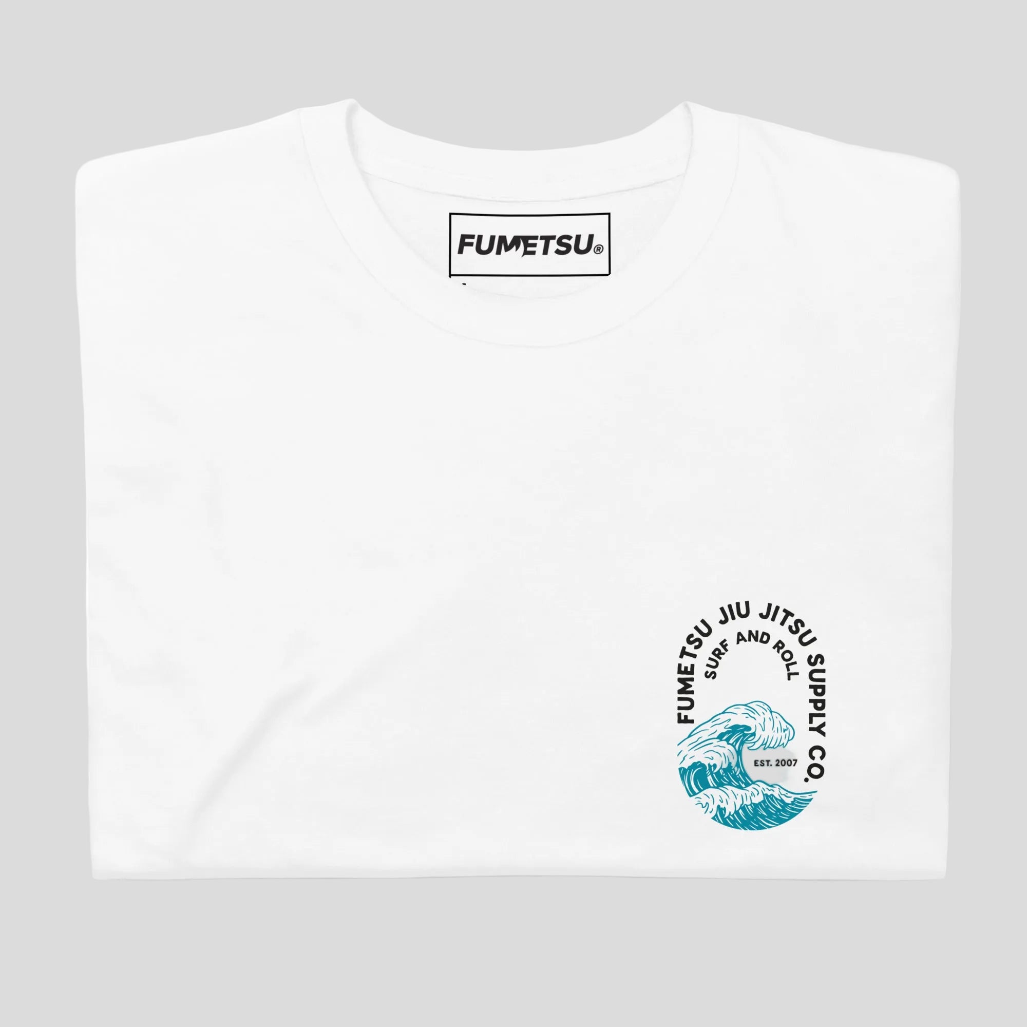 Surf and Roll T-Shirt White Folded