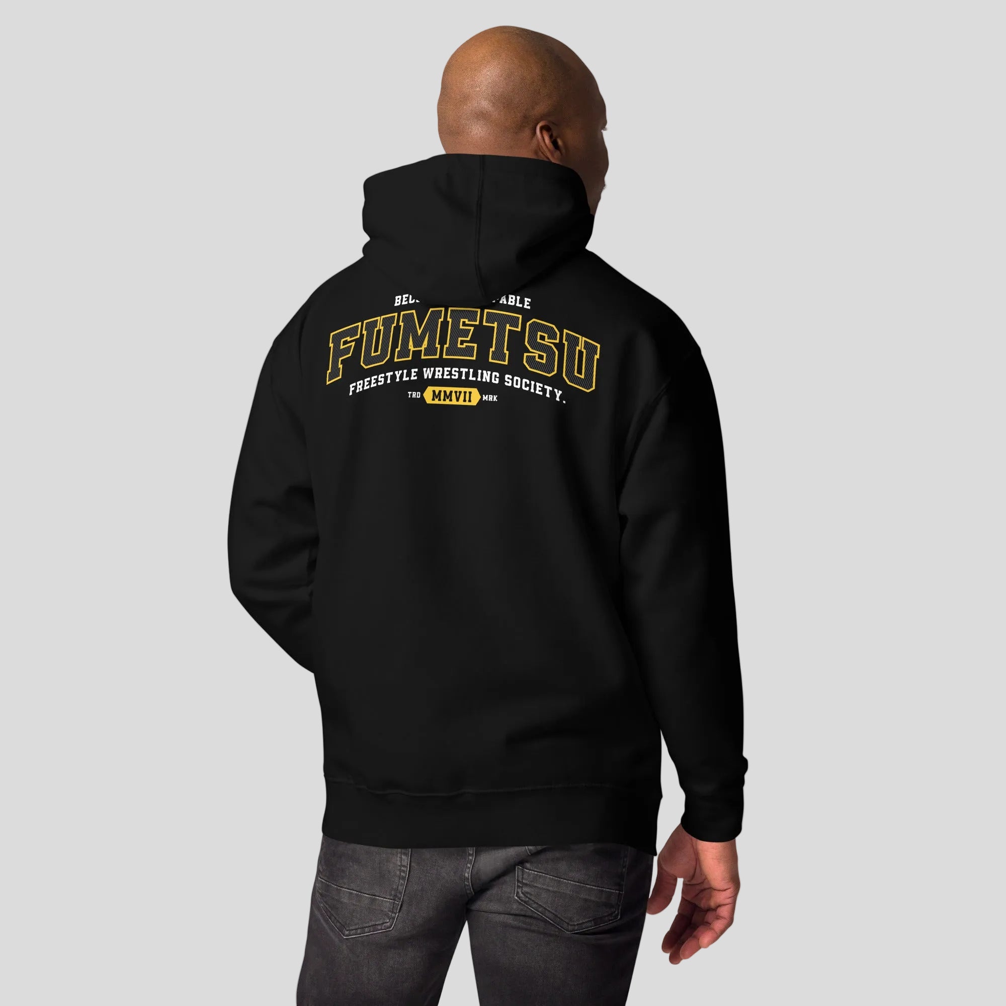 Varsity Hoodie Black Lifestyle 2
