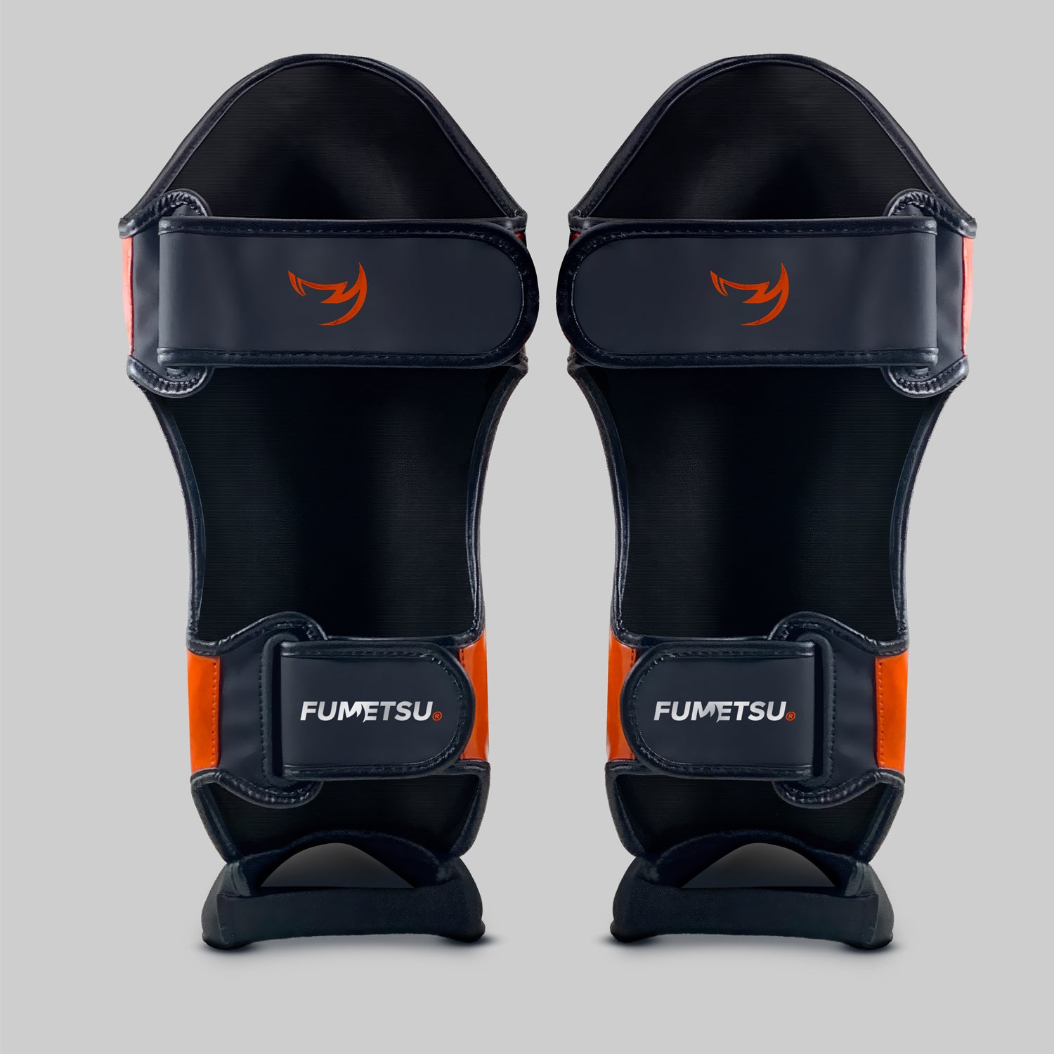 Icon Thai Shin Guards Black/Orange