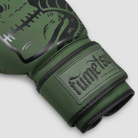 Khaki Snake Eyes Boxing Gloves