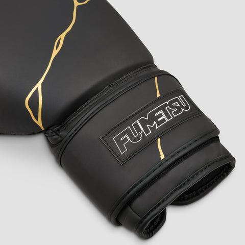 Black/Gold Kintsugi Boxing Gloves