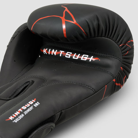 Black/Red Kintsugi Boxing Gloves