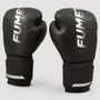 Black/Silver Arc Boxing Gloves