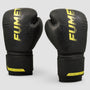 Black/Yellow Arc Boxing Gloves