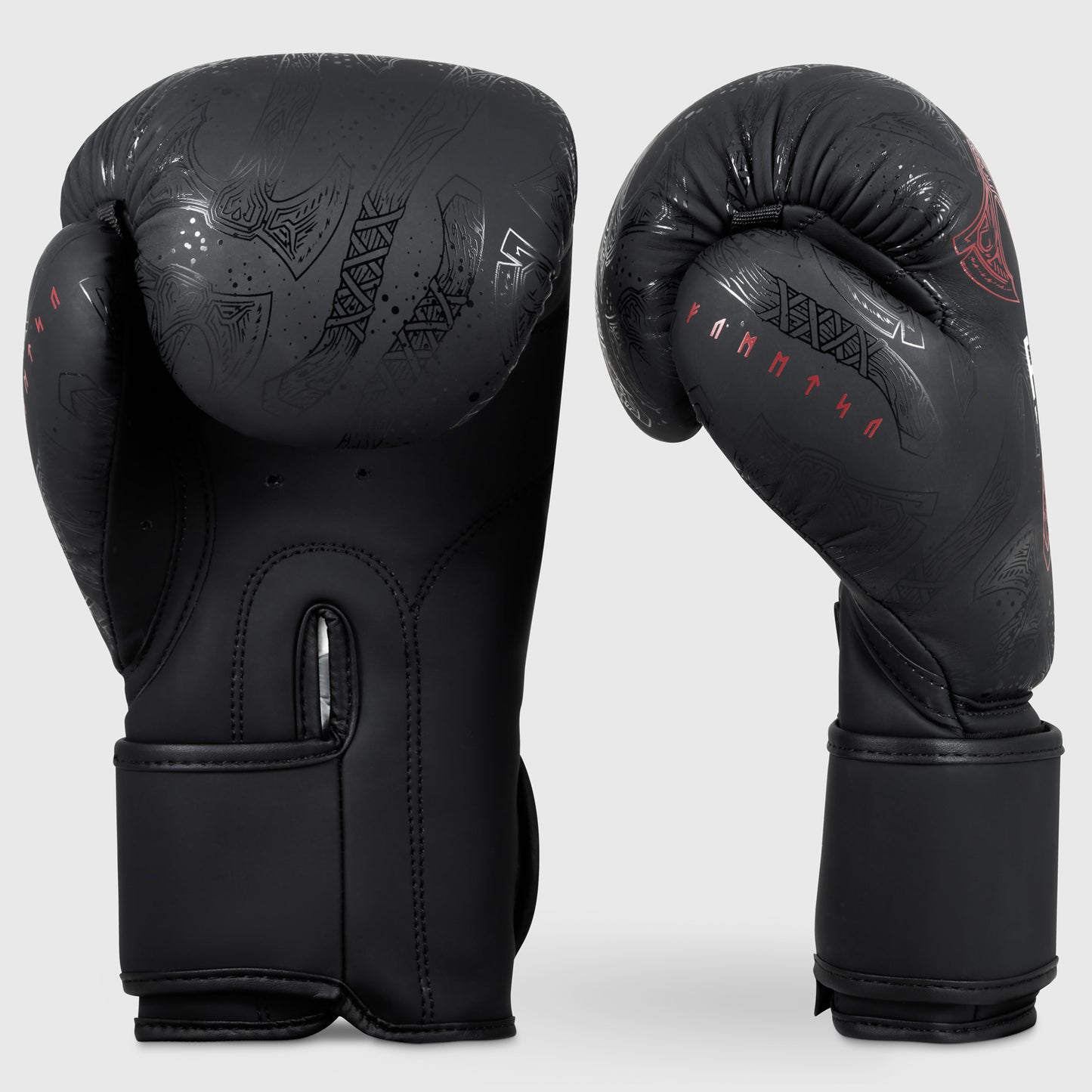 Black/Red Berserker Boxing Gloves from Fumetsu