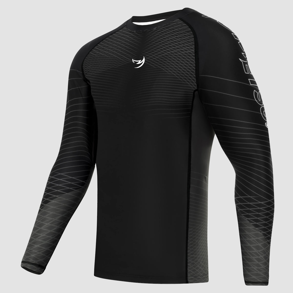 Competitor MK2 Long Sleeve Rash Guard Black/Black from Fumetsu