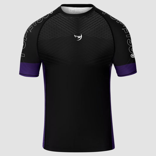Black/Purple Competitor MK2 Short Sleeve Rash Guard