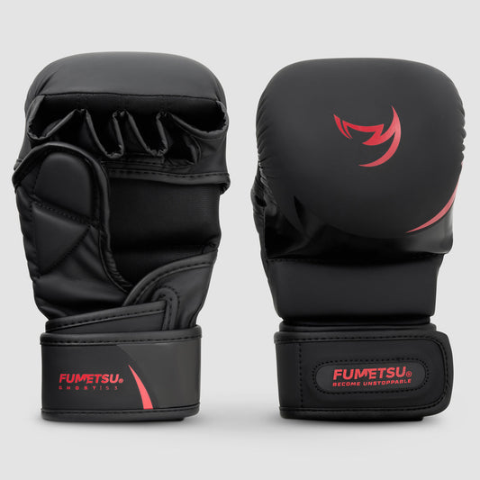 Black/Red Ghost S3 MMA Sparring Gloves