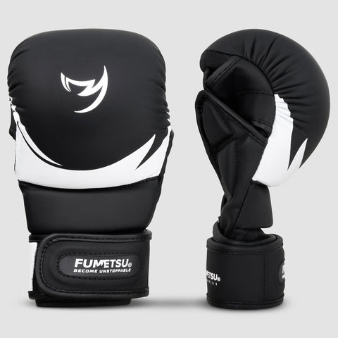 Black/White Ghost S3 MMA Sparring Gloves