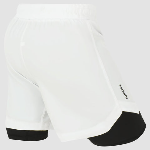 White Origins Dual Layer Shorts