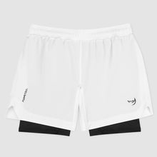 White Origins Dual Layer Shorts