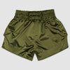 Khakifarbene Origins Muay-Thai-Shorts