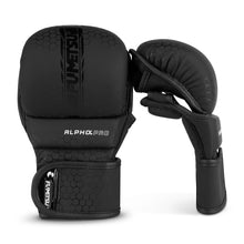 Alpha Pro MMA Sparring Gloves Black-Black