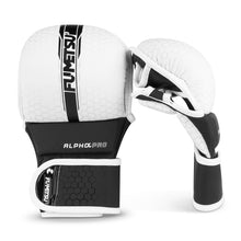 Alpha Pro MMA Sparring Gloves White-Black
