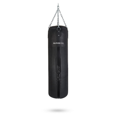 Alpha Pro 4ft Punch Bag Black-Black