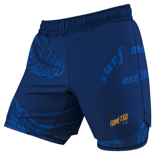 Surf and Roll Dual Layer Fight Shorts