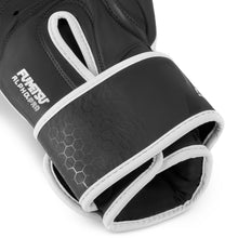 Alpha Pro Boxing Gloves White-Black