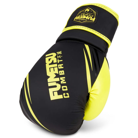 Shield Boxing Gloves Black-Neon