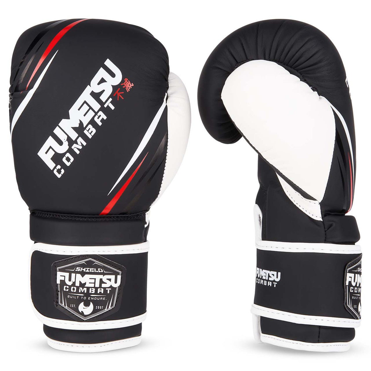 Shield Kids Boxing Gloves Black/White